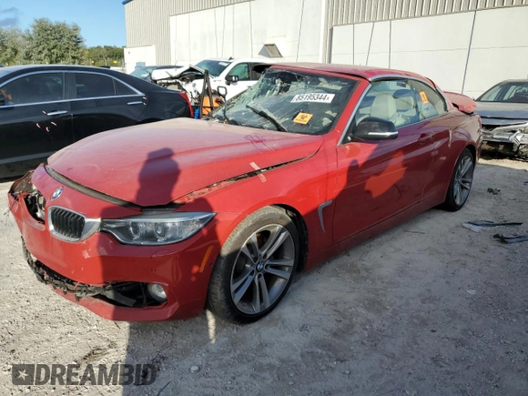 2014 BMW 4 Series 428i с VIN WBA3V5C58EJ968946, выставлен на аукционе Copart как лот 85195344 с пробегом Не указан миль и Списание • Salvage title. История ставок и продаж доступна на DreamBid. Изображение 1.