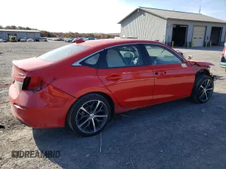 2022 Honda Civic Sedan Touring with VIN 2HGFE1F96NH329314, listed as a Copart auction lot 77998444 with 23,137 mi miles and Salvage Title. Bid and sale history available at carsss.com. Image 3.