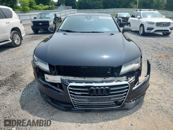 2012 Audi A7 Prestige with VIN WAU2GAFC1CN081915, listed as a Copart auction lot 59494105 with 169,556 mi miles and Salvage title. Bid and sale history available at DreamBid. Image 5.