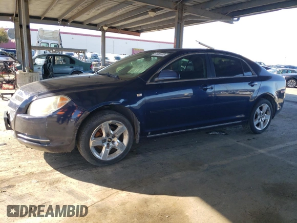 2008 Chevrolet Malibu 1LT with VIN 1G1ZH57B98F241979, listed as a Copart auction lot 51655665 with Not Provided miles and Salvage Title. Bid and sale history available at DreamBid. Image 1.