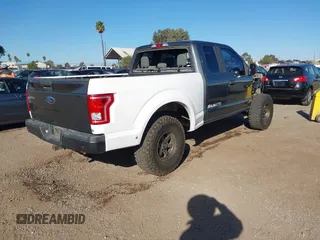 2015 Ford F-150 XL with VIN 1FTEX1CP3FKD43267, listed as a IAAI auction lot 41335186 with 137,766 mi miles. Bid and sale history available at carsss.com. Image 4.
