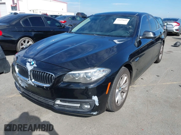 2016 BMW 5 Series 528i with VIN WBA5A5C53GD527019, listed as a IAAI auction lot 41625835 with 99,264 mi miles. Bid and sale history available at carsss.com. Image 2.