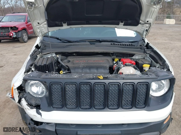 2019 Jeep Renegade Sport with VIN ZACNJBABXKPK92281, listed as a IAAI auction lot 41570983 with 88,174 mi miles. Bid and sale history available at carsss.com. Image 10.