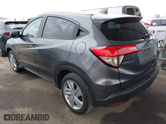 2019 Honda HR-V EX with VIN 3CZRU5H59KM712381, listed as a IAAI auction lot 41883972 with 39,260 mi miles. Bid and sale history available at carsss.com. Image 3.