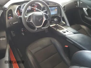 2019 Chevrolet Corvette Z06 1LZ with VIN 1G1YN2D64K5601652, listed as a Copart auction lot 54251995 with 35,154 mi miles and Clean Title. Bid and sale history available at carsss.com. Image 8.