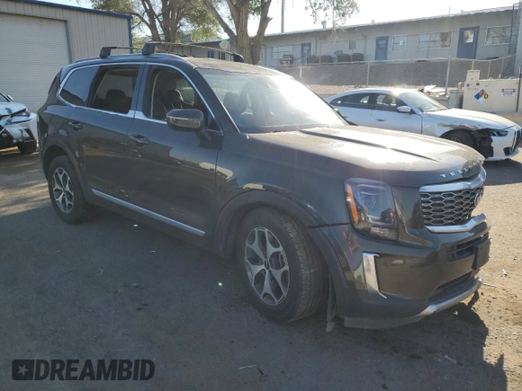 2020 Kia Telluride EX with VIN 5XYP34HC2LG003198, listed as a Copart auction lot 57534885 with Not provided miles and Salvage title. Bid and sale history available at DreamBid. Image 4.