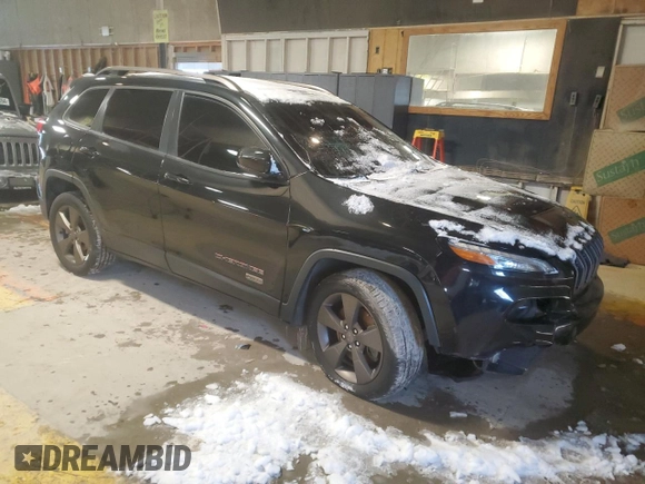 2016 Jeep Cherokee 75th Anniversary with VIN 1C4PJLCB3GW281101, listed as a Copart auction lot 87051674 with Not Provided miles and Salvage Title. Bid and sale history available at carsss.com. Image 4.