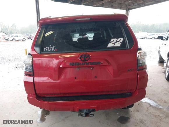 2018 Toyota 4Runner SR5 with VIN JTEZU5JR4J5187653, listed as a IAAI auction lot 40864701 with 96,730 mi miles. Bid and sale history available at carsss.com. Image 17.