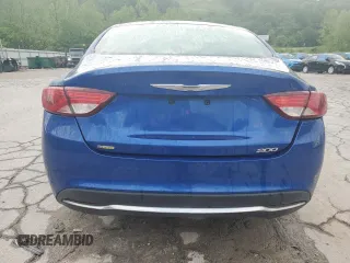 2015 Chrysler 200 Limited with VIN 1C3CCCAB9FN583805, listed as a Copart auction lot 57056495 with 132,445 mi miles and Salvage title. Bid and sale history available at DreamBid. Image 6.