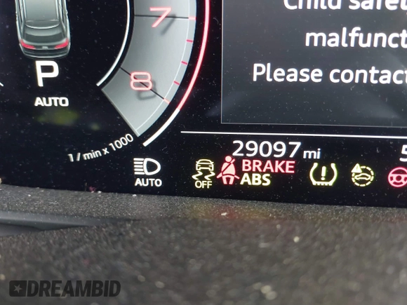 2022 Audi Q7 Premium Plus with VIN WA1LXBF70ND019179, listed as a IAAI auction lot 41825747 with 29,097 mi miles and . Bid and sale history available at DreamBid. Image 16.
