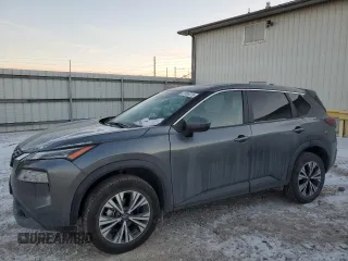 2022 Nissan Rogue SV with VIN 5N1BT3BB9NC671376, listed as a Copart auction lot 41855375 with 39,011 mi miles and Salvage Title. Bid and sale history available at carsss.com. Image 1.
