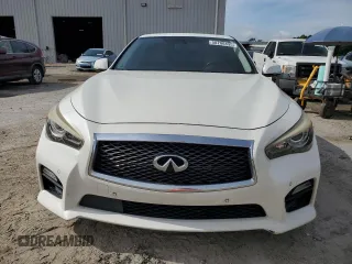 2017 Infiniti Q50 Premium with VIN JN1EV7AP4HM732408, listed as a Copart auction lot 58700435 with 103,304 mi miles and Salvage title. Bid and sale history available at DreamBid. Image 5.