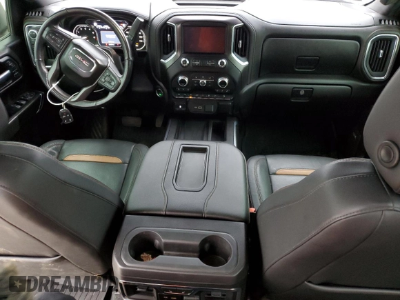 2021 GMC Sierra 1500 AT4 with VIN 1GTP9EEL2MZ149872, listed as a Copart auction lot 88750965 with 23,607 mi miles and Salvage Title. Bid and sale history available at carsss.com. Image 8.