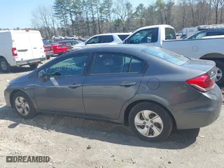 2013 Honda Civic Sdn LX with VIN 2HGFB2F59DH524429, listed as a IAAI auction lot 42114834 with 280,101 mi miles. Bid and sale history available at carsss.com. Image 14.