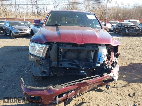 2019 Ram 1500 Big Horn/Lone Star with VIN 1C6SRFFT2KN647936, listed as a IAAI auction lot 41294403 with 123,834 mi miles. Bid and sale history available at carsss.com. Image 19.