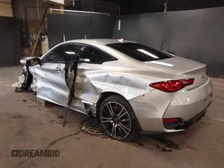 2018 Infiniti Q60 3.0t LUXE with VIN JN1EV7EL3JM391001, listed as a IAAI auction lot 41717307 with 46,105 mi miles. Bid and sale history available at carsss.com. Image 3.