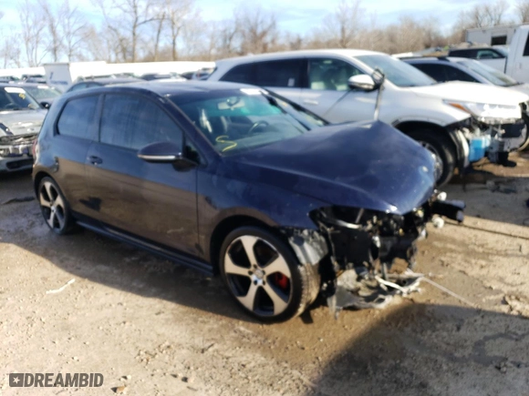 2016 Volkswagen Golf GTI S with VIN 3VWYT7AU6GM041483, listed as a Copart auction lot 40544784 with 0 mi miles and Salvage Title. Bid and sale history available at carsss.com. Image 4.