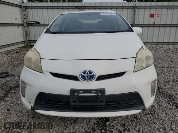 2012 Toyota Prius One with VIN JTDKN3DU1C1527309, listed as a Copart auction lot 55328605 with 248,311 mi miles and Clean Title. Bid and sale history available at carsss.com. Image 5.