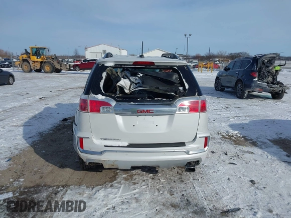 2016 GMC Terrain Denali z VIN 2GKFLRE36G6215185, wystawiony jako IAAI lot #41578029 z przebiegiem Nie podano mil oraz . Historia ofert i sprzedaży dostępna na DreamBid. Obrazek 17.