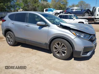 2022 Honda CR-V EX with VIN 7FARW1H55NE019958, listed as a IAAI auction lot 41871169 with 54,481 mi miles. Bid and sale history available at carsss.com. Image 1.