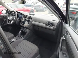 2024 Volkswagen Tiguan S with VIN 3VVRB7AX1RM175360, listed as a IAAI auction lot 42196560 with 5,133 mi miles and . Bid and sale history available at DreamBid. Image 5.