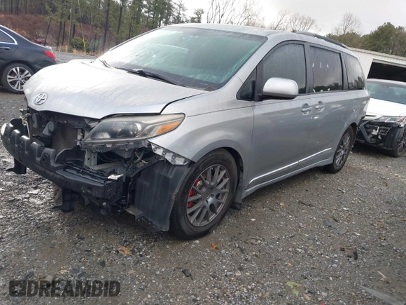2016 Toyota Sienna SE with VIN 5TDXK3DC4GS727356, listed as a IAAI auction lot 41716236 with 225,140 mi miles and . Bid and sale history available at DreamBid. Image 2.