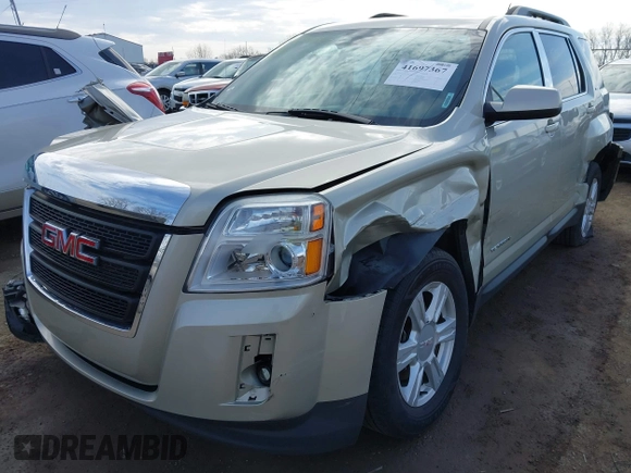2015 GMC Terrain SLT with VIN 2GKFLXE32F6429187, listed as a IAAI auction lot 41697367 with 106,844 mi miles and . Bid and sale history available at carsss.com. Image 20.