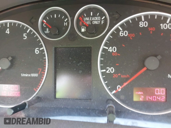 2004 Audi allroad A6 V8 with VIN WA1YD64B94N091052, listed as a IAAI auction lot 42069786 with 214,042 mi miles and . Bid and sale history available at DreamBid. Image 7.
