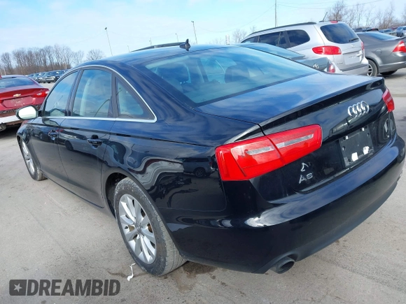2013 Audi A6 Premium with VIN WAUFFAFC9DN018499, listed as a IAAI auction lot 41785640 with 194,469 mi miles and . Bid and sale history available at DreamBid. Image 3.