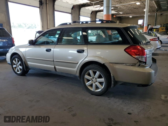 2008 Subaru Outback i with VIN 4S4BP61C387350818, listed as a Copart auction lot 61717085 with 122,273 mi miles and Salvage title. Bid and sale history available at DreamBid. Image 2.
