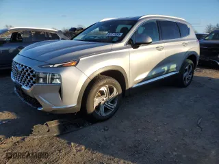 2021 Hyundai Santa Fe SEL with VIN 5NMS2DAJ9MH313619, listed as a Copart auction lot 87910095 with 108,680 mi miles and Salvage Title. Bid and sale history available at carsss.com. Image 1.
