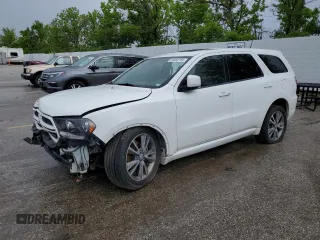2013 Dodge Durango R/T with VIN 1C4SDHCT5DC682136, listed as a Copart auction lot 56392755 with 119,766 mi miles and Salvage title. Bid and sale history available at DreamBid. Image 1.