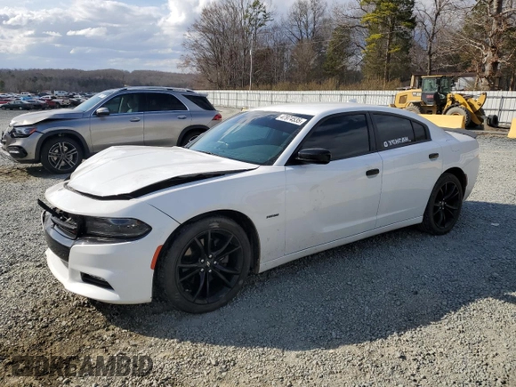 2017 Dodge Charger R/T with VIN 2C3CDXCT6HH520442, listed as a Copart auction lot 47974535 with 141,315 mi miles and Salvage Title. Bid and sale history available at DreamBid. Image 1.