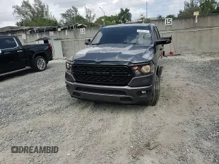 2024 Ram 1500 Big Horn with VIN 1C6RREMT5RN100942, listed as a Copart auction lot 51061775 with 7,706 mi miles and Non Repairable. Bid and sale history available at carsss.com. Image 14.