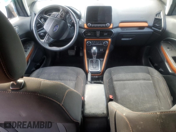 2021 Ford EcoSport SE with VIN MAJ6S3GL3MC440018, listed as a Copart auction lot 47385495 with 40,417 mi miles and Salvage title. Bid and sale history available at DreamBid. Image 8.