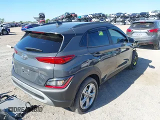 2023 Hyundai Kona SEL with VIN KM8K62AB9PU061431, listed as a IAAI auction lot 41890284 with 3,377 mi miles and . Bid and sale history available at carsss.com. Image 4.
