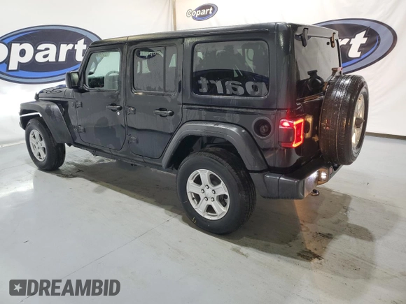 2022 Jeep Wrangler Unlimited Sport S with VIN 1C4HJXDN7NW221260, listed as a Copart auction lot 85825194 with 8,391 mi miles and Clean Title. Bid and sale history available at carsss.com. Image 2.