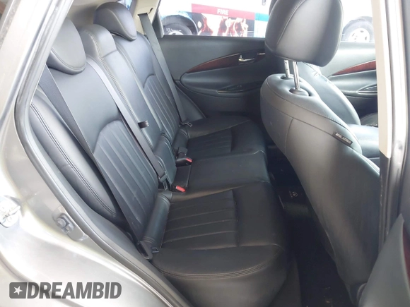 2012 Infiniti EX Journey with VIN JN1AJ0HR2CM452343, listed as a IAAI auction lot 42216001 with 214,459 mi miles. Bid and sale history available at carsss.com. Image 8.