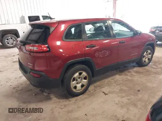 2015 Jeep Cherokee Sport with VIN 1C4PJMAB1FW708816, listed as a IAAI auction lot 41699755 with 182,507 mi miles. Bid and sale history available at carsss.com. Image 4.