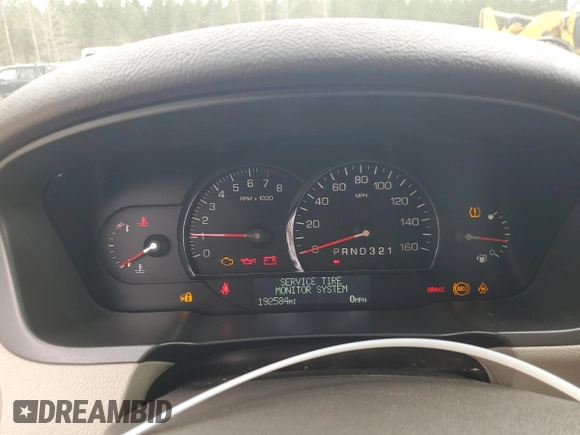 2008 Cadillac DTS 1SC with VIN 1G6KD57Y18U191344, listed as a Copart auction lot 48233785 with 192,584 mi miles and Salvage Title. Bid and sale history available at carsss.com. Image 9.