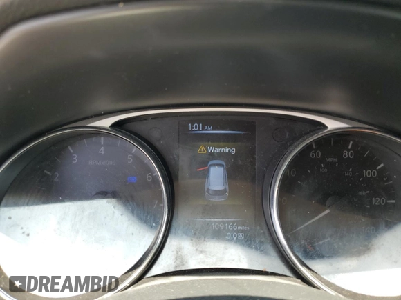 2016 Nissan Rogue S with VIN 5N1AT2MNXGC863261, listed as a Copart auction lot 53807464 with 109,166 mi miles and Salvage Title. Bid and sale history available at DreamBid. Image 9.