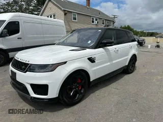 2018 Land Rover Range Rover Sport HSE with VIN SALWR2RV9JA198012, listed as a Copart auction lot 64983805 with 76,706 mi miles and Clean title. Bid and sale history available at DreamBid. Image 1.