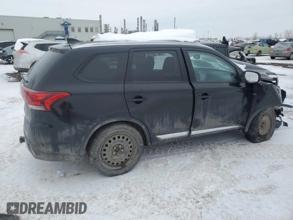 2017 Mitsubishi Outlander SE with VIN JA4JZ3AX2HZ601323, listed as a Copart auction lot 43418195 with Not provided miles and Salvage title. Bid and sale history available at DreamBid. Image 3.