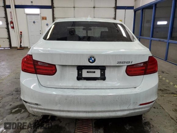 2012 BMW 3 Series 328i with VIN WBA3A5C52CF340716, listed as a Copart auction lot 45593695 with 136,127 mi miles and Salvage Title. Bid and sale history available at carsss.com. Image 6.