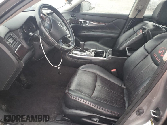 2012 Infiniti M with VIN JN1BY1AR2CM390328, listed as a Copart auction lot 44988325 with 175,694 mi miles and Salvage Title. Bid and sale history available at DreamBid. Image 7.