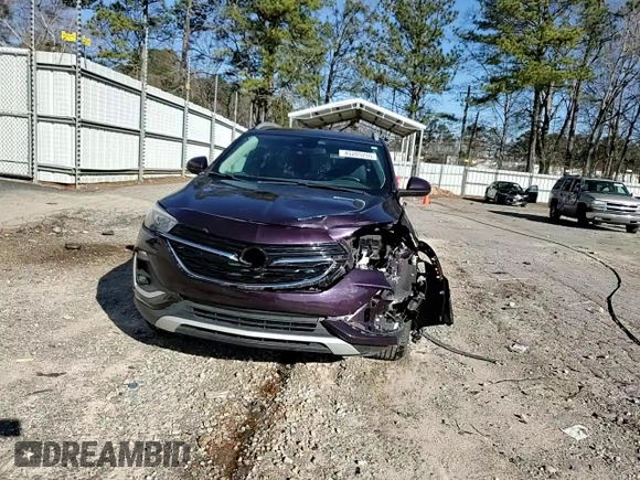 2020 Buick Encore GX Select with VIN KL4MMDS2XLB084388, listed as a Copart auction lot 45205255 with 57,989 mi miles and Salvage title. Bid and sale history available at DreamBid. Image 14.