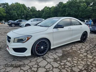 2016 Mercedes-Benz CLA 250 with VIN WDDSJ4GB9GN354171, listed as a Copart auction lot 61053525 with 110,985 mi miles and Salvage title. Bid and sale history available at DreamBid. Image 1.