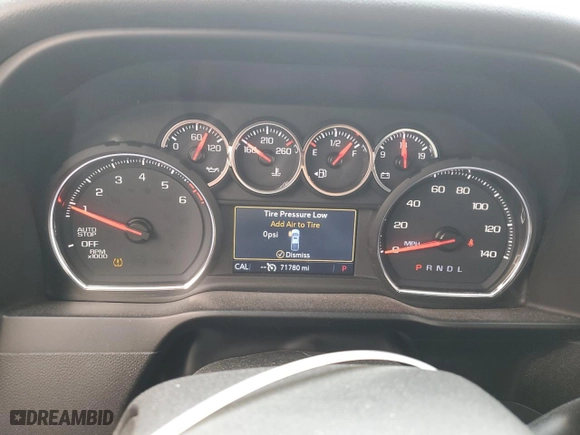 2019 Chevrolet Silverado 1500 LT with VIN 3GCPWCED0KG246829, listed as a Copart auction lot 89170205 with 71,780 mi miles and Salvage Title. Bid and sale history available at carsss.com. Image 9.
