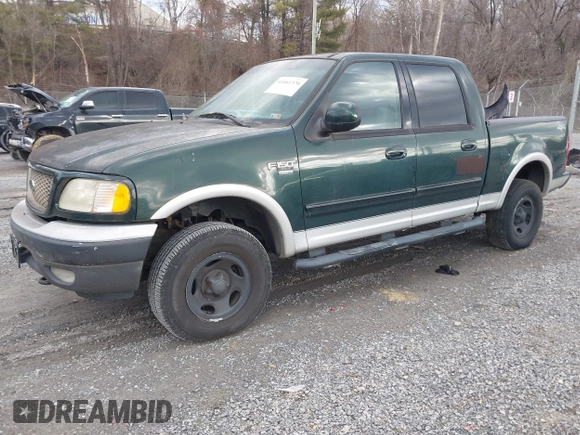2002 Ford F-150 XLT with VIN 1FTRW08642KD38345, listed as a IAAI auction lot 41461370 with 1 mi miles. Bid and sale history available at carsss.com. Image 2.