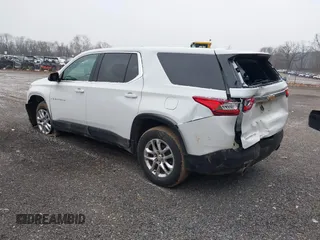 2020 Chevrolet Traverse LS with VIN 1GNEVFKW5LJ182313, listed as a IAAI auction lot 41557541 with 103,225 mi miles. Bid and sale history available at carsss.com. Image 3.